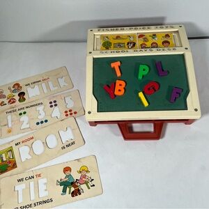 Vintage Fisher-Price School Days Desk